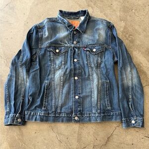 Levi's Classic Blue Denim Jacket Size L